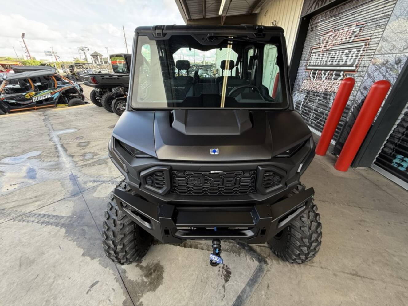 A photo of this 2026 Polaris RGR CREW XD 1500 NS PREMIUM SUPER GRAPHITE SMOKE