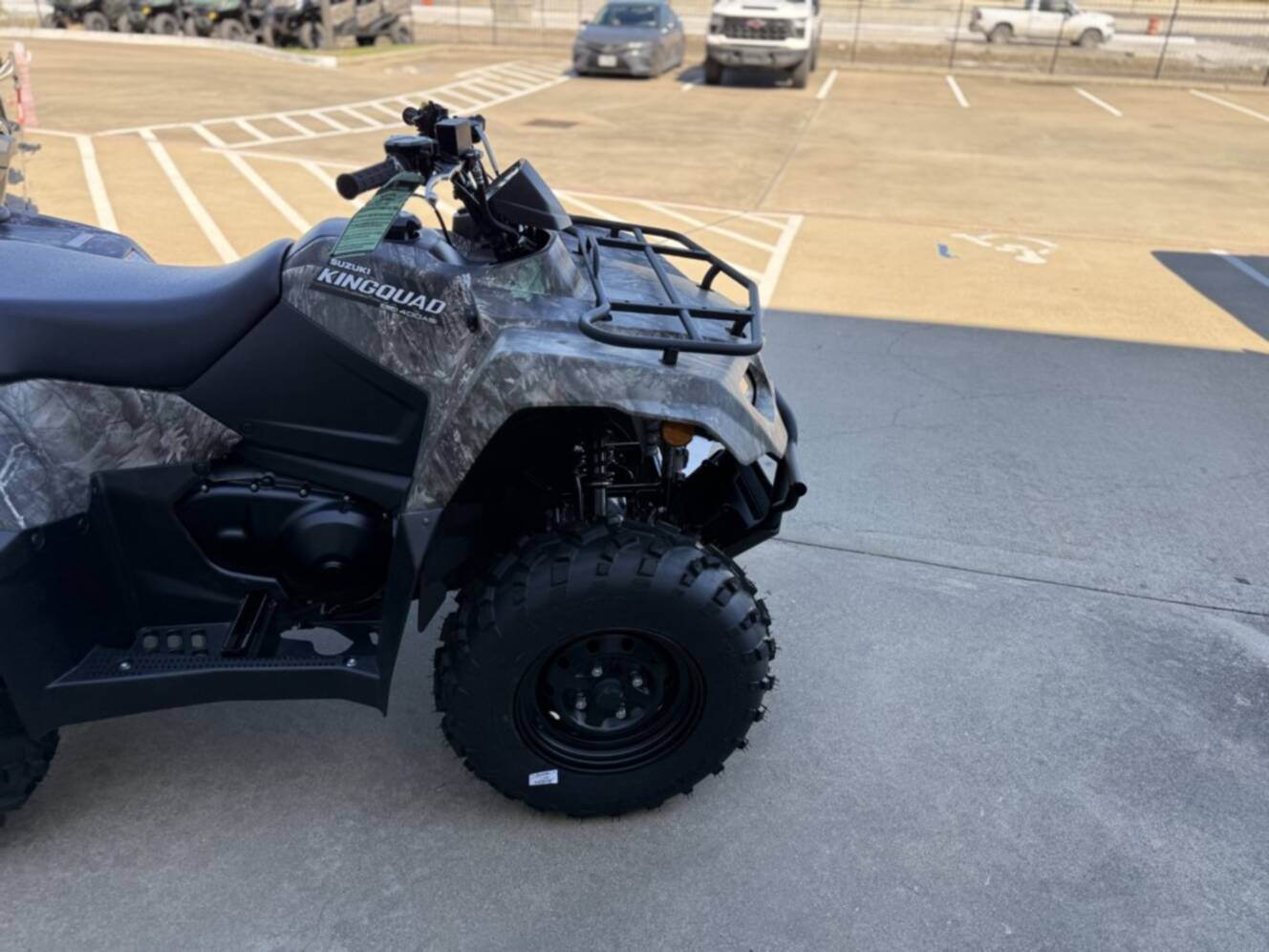 A photo of this 2026 Suzuki KINGQUAD 400ASi CAMO