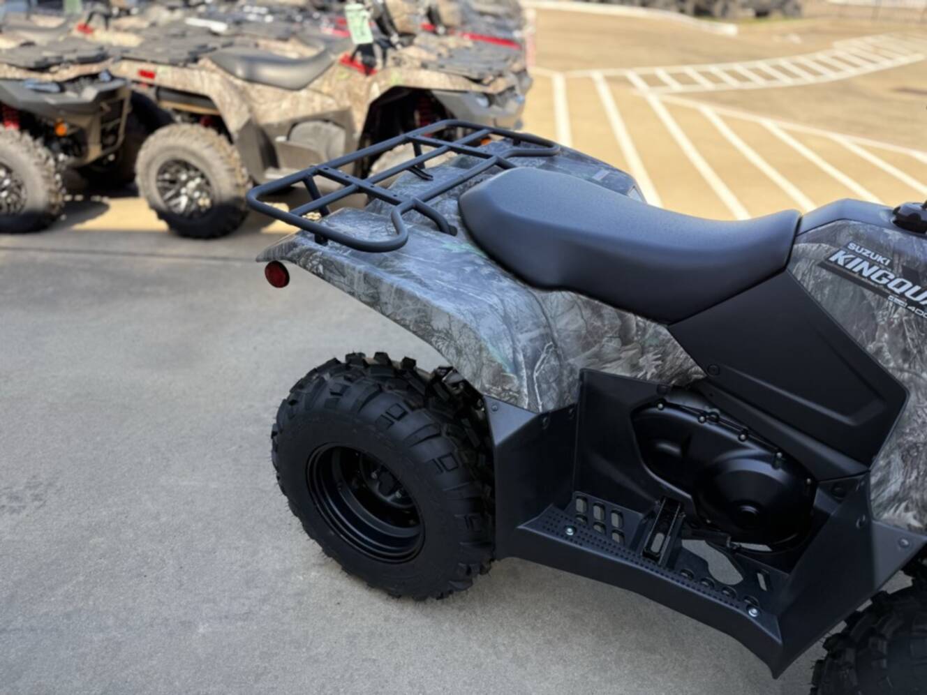 A photo of this 2026 Suzuki KINGQUAD 400ASi CAMO