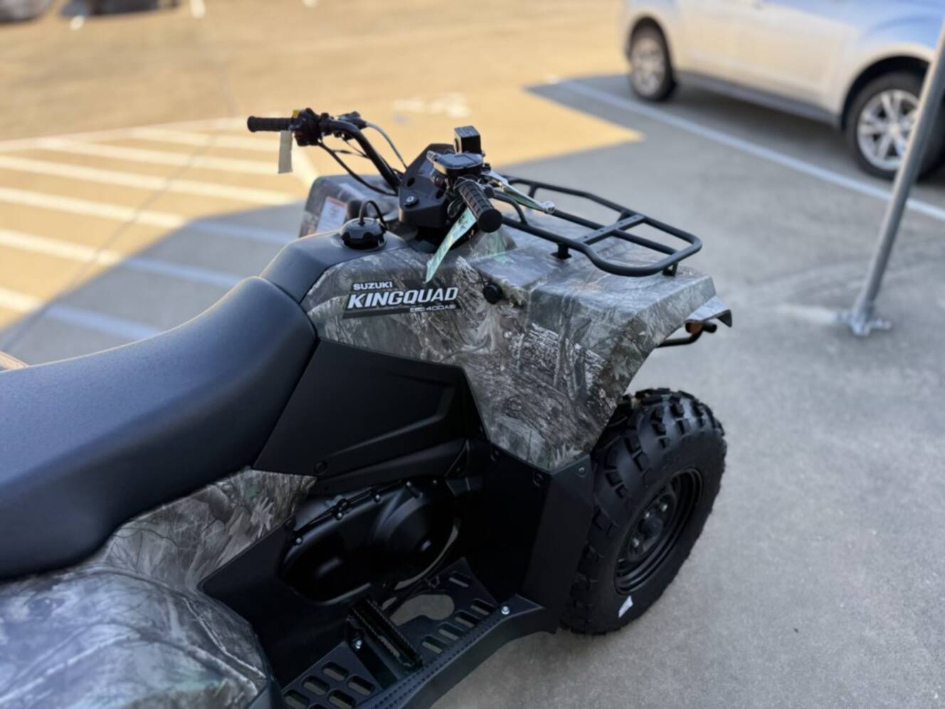A photo of this 2026 Suzuki KINGQUAD 400ASi CAMO