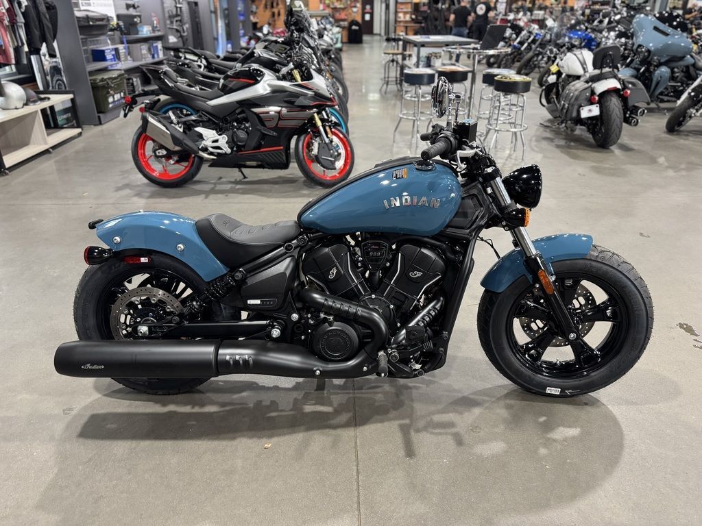 2026 Indian Motorcycle® Scout® Sixty Bobber Limited Storm Blue BOBBER SIXTY in Fayetteville, NC