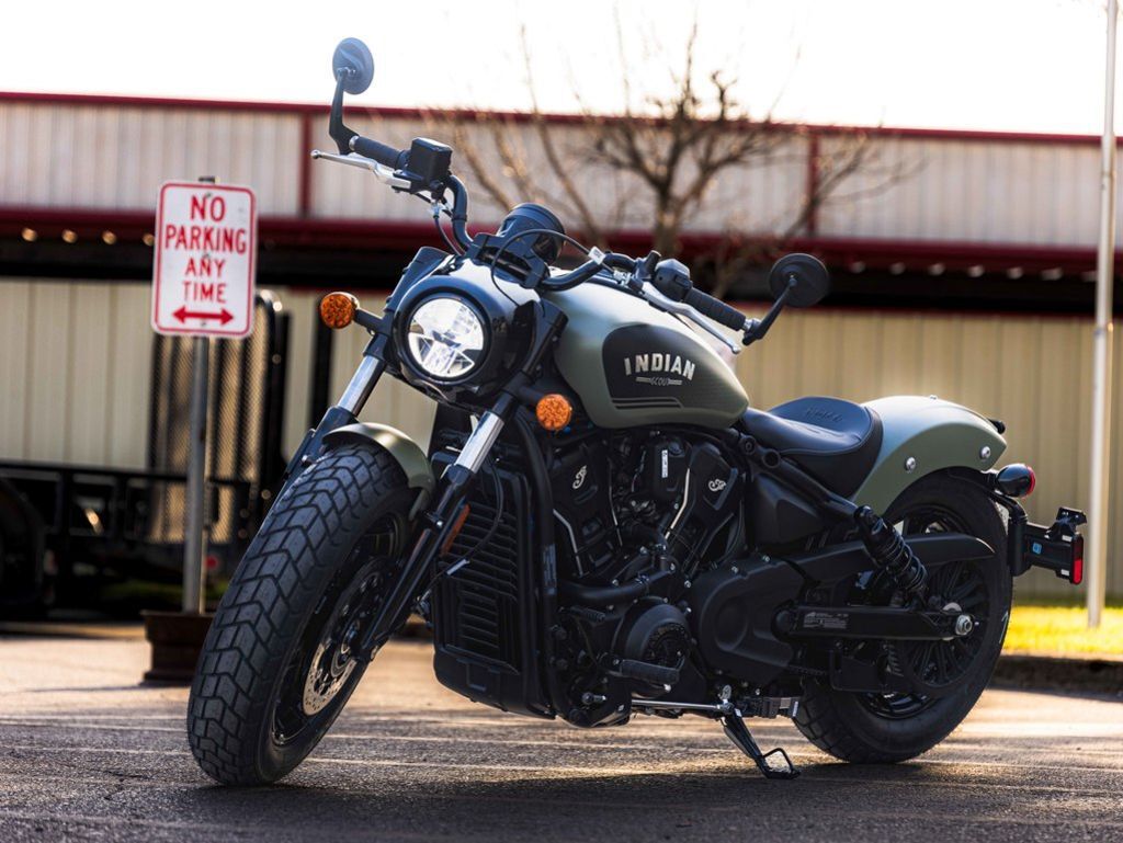 2026 Indian Motorcycle® Scout® Bobber Limited +Tech Moss Green Smoke LIMITED + TECH in New Braunfels, TX