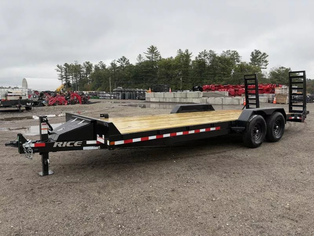 2026 RICE 7X22 14K Equipment Hauler W/Spare Mount, D-Rings & in Turner, ME