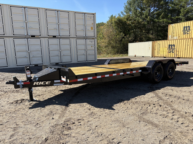 2026 RICE 7X22 14K Partial Tilt Deck Equipment W/Spare Mount in Turner, ME