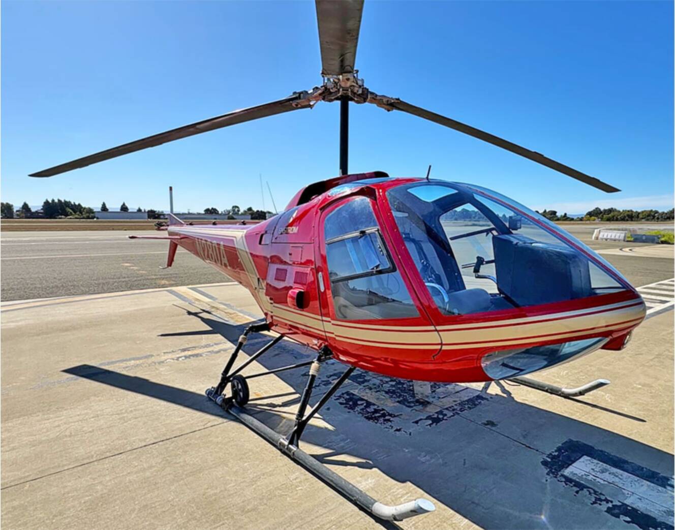 A photo of this 1980 Enstrom Helicopter Corp SHARK 280C