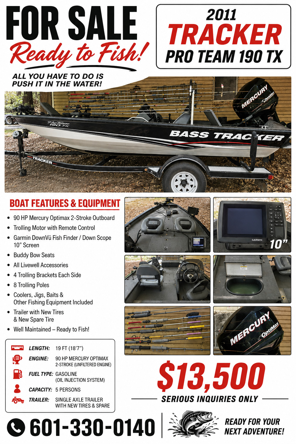2011 Tracker PRO TEAM 190 TX in natchez MS