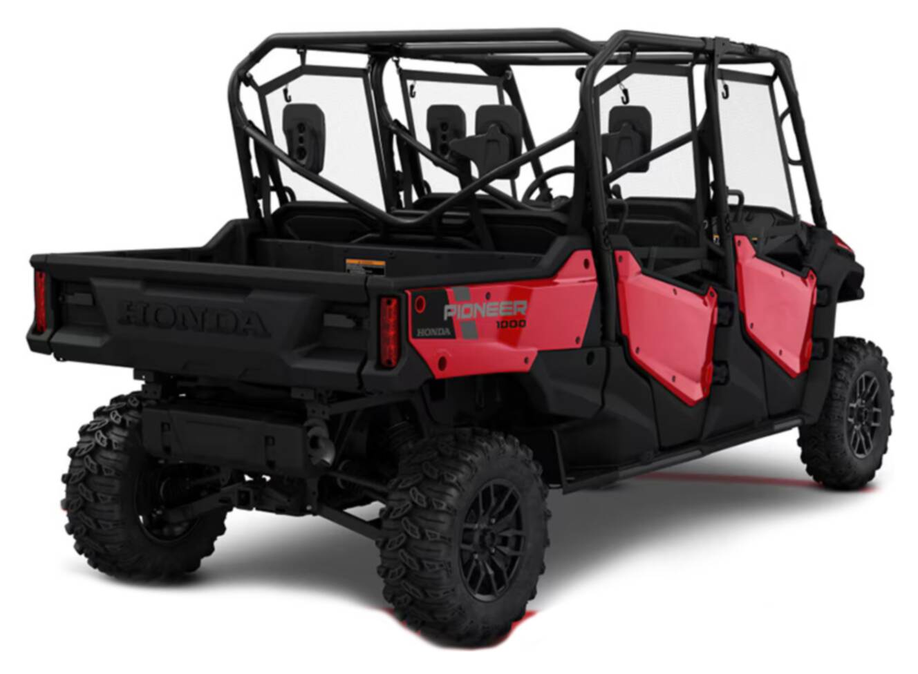 A photo of this 2024 Honda Pioneer 1000-6 Deluxe Crew