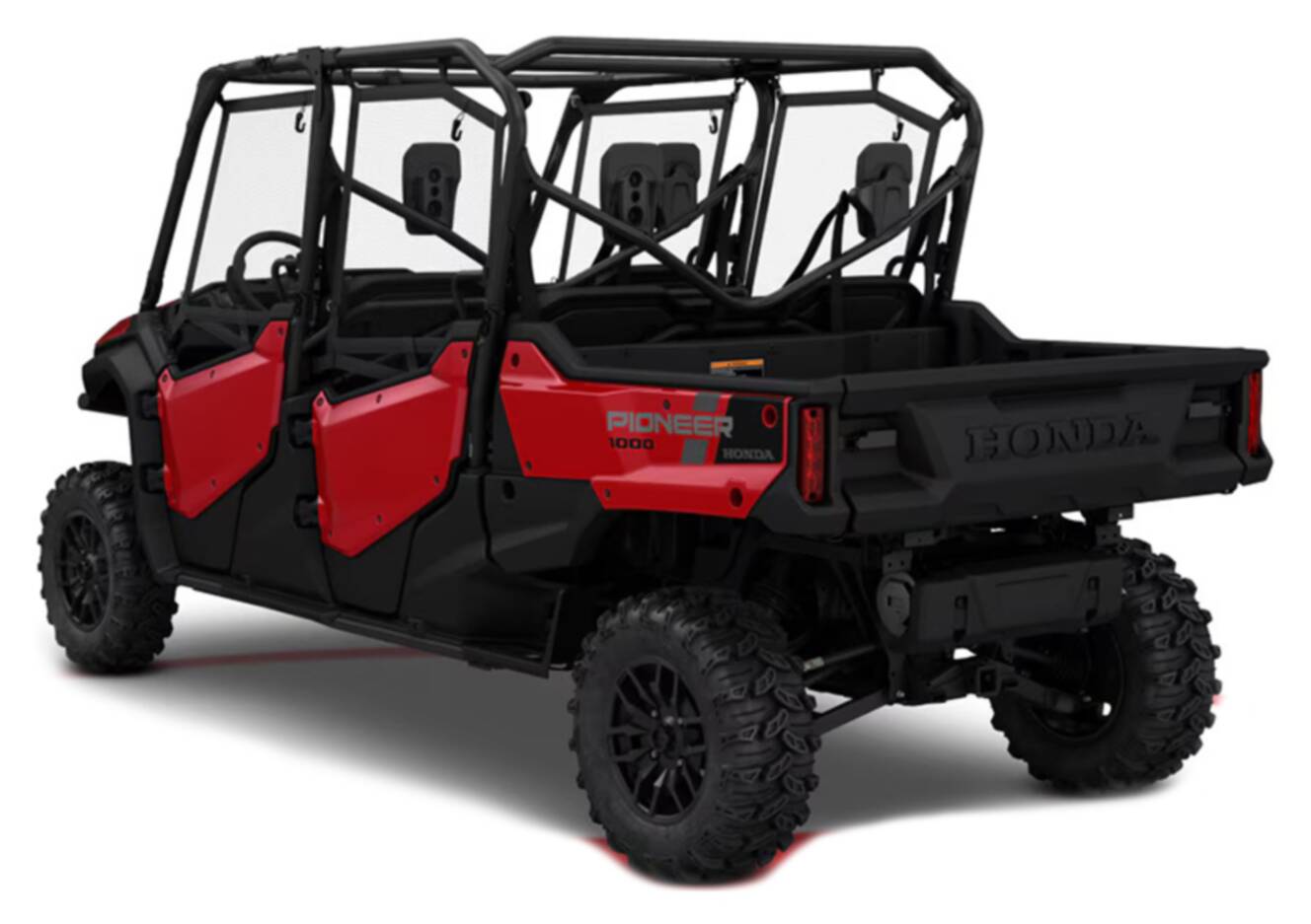 A photo of this 2024 Honda Pioneer 1000-6 Deluxe Crew