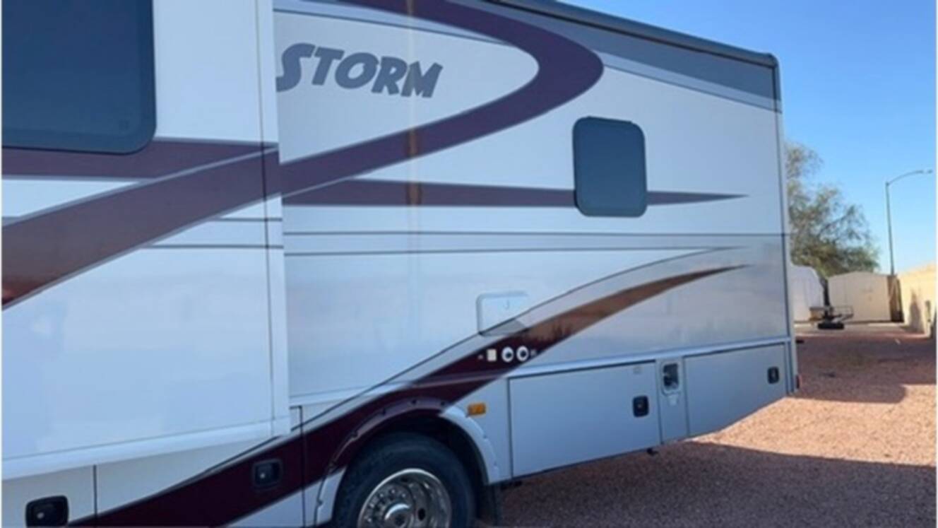 A photo of this 2016 Fleetwood STORM 32V