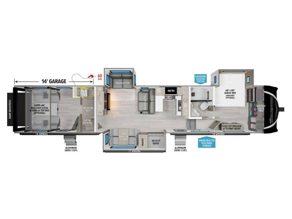 2024 Grand Design MOMENTUM M-CLASS 414M in sanger TX