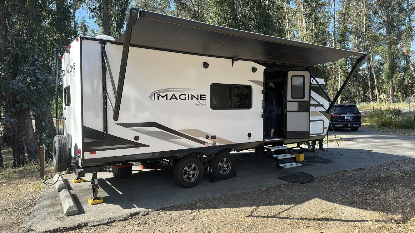 A photo of this 2022 Grand Design IMAGINE XLS 22MLE