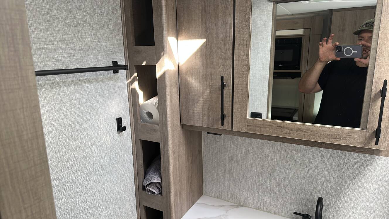 A photo of this 2022 Grand Design IMAGINE XLS 22MLE
