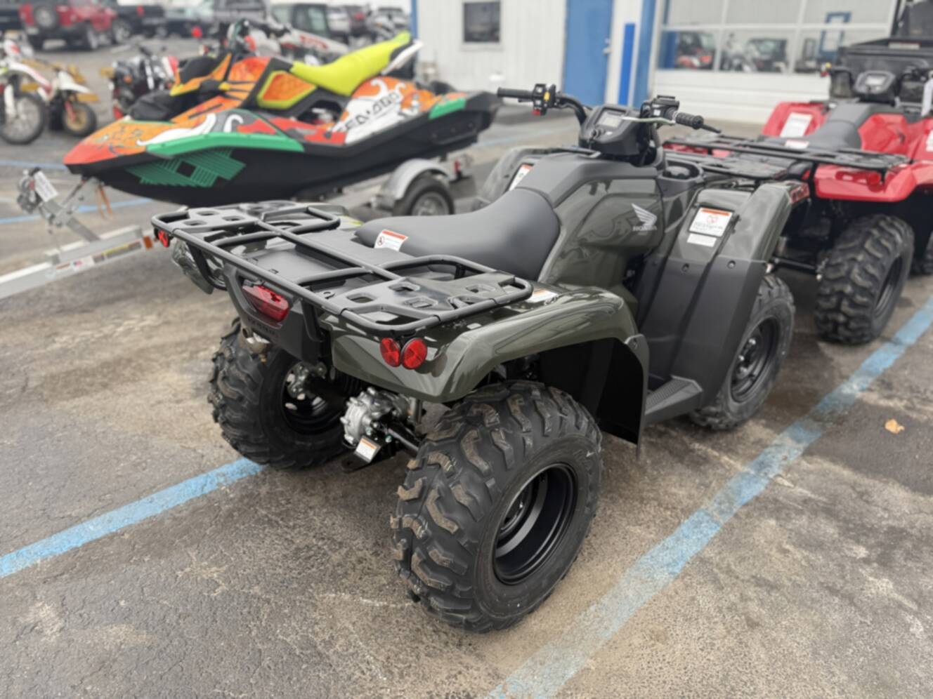 A photo of this 2025 Honda FourTrax Rancher 4X4 Automatic DCT EPS
