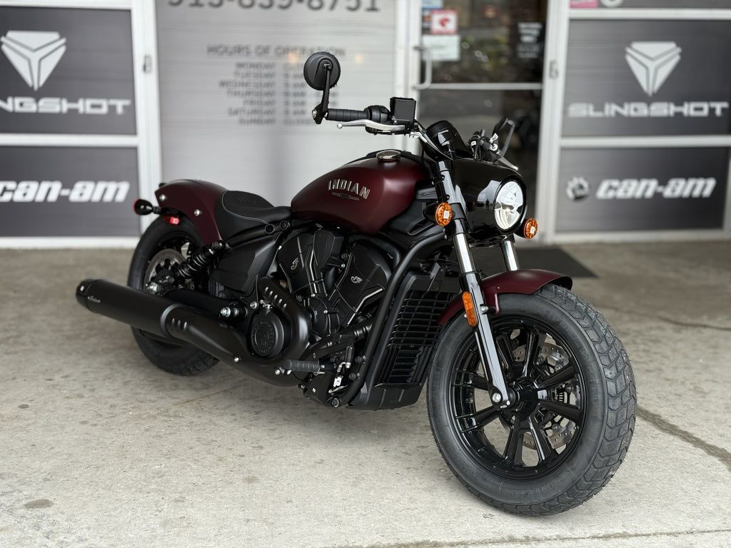 2026 Indian Scout Bobber Maroon Metallic Smoke BOBBER in Olathe, KS