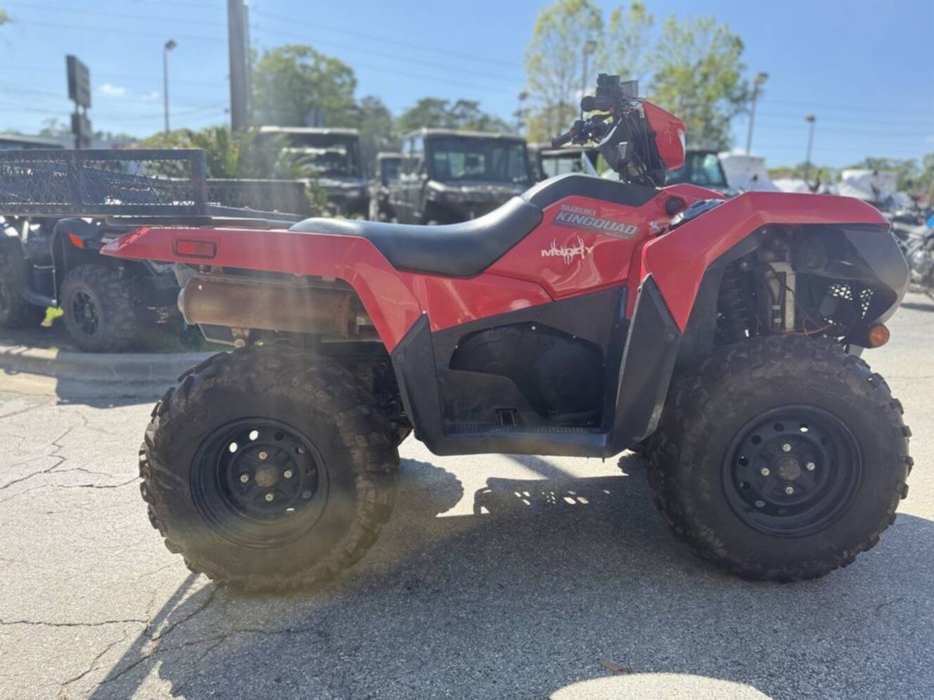 A photo of this 2021 Suzuki KingQuad 500 AXi