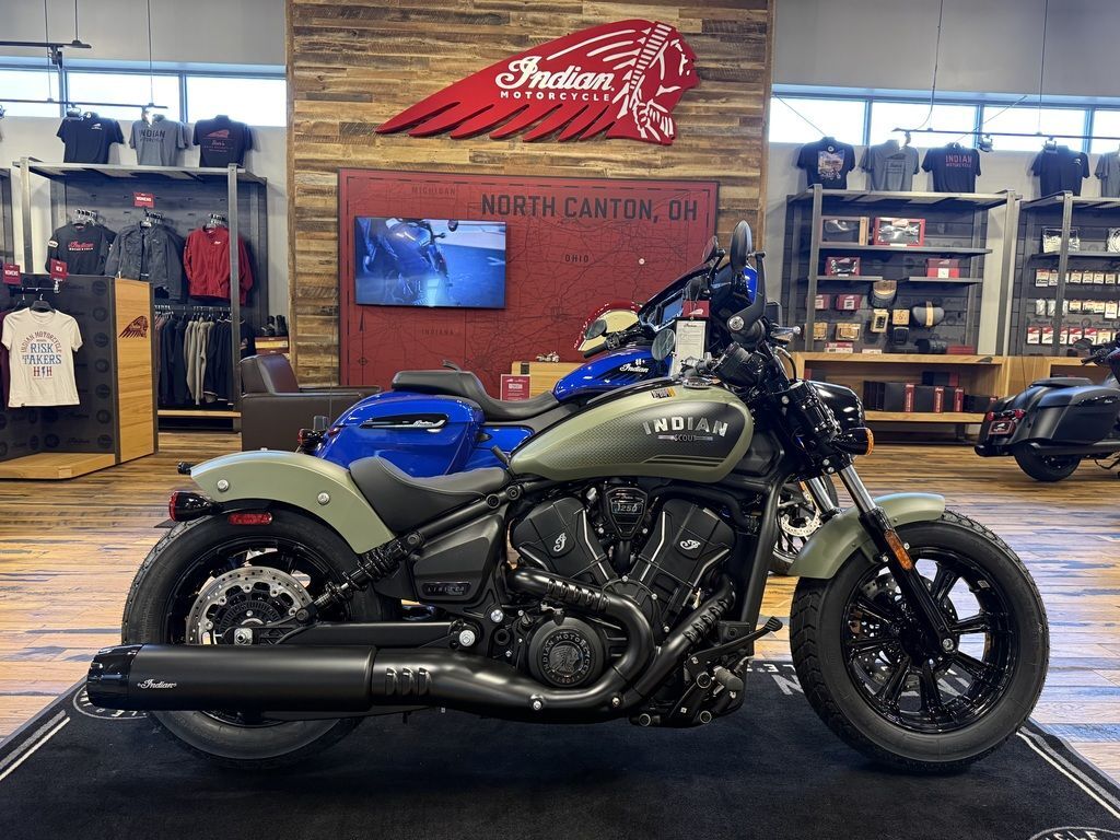 2026 Indian Motorcycle® Scout® Bobber Limited +Tech Moss Green Smoke LIMITED + TECH in North Canton, OH