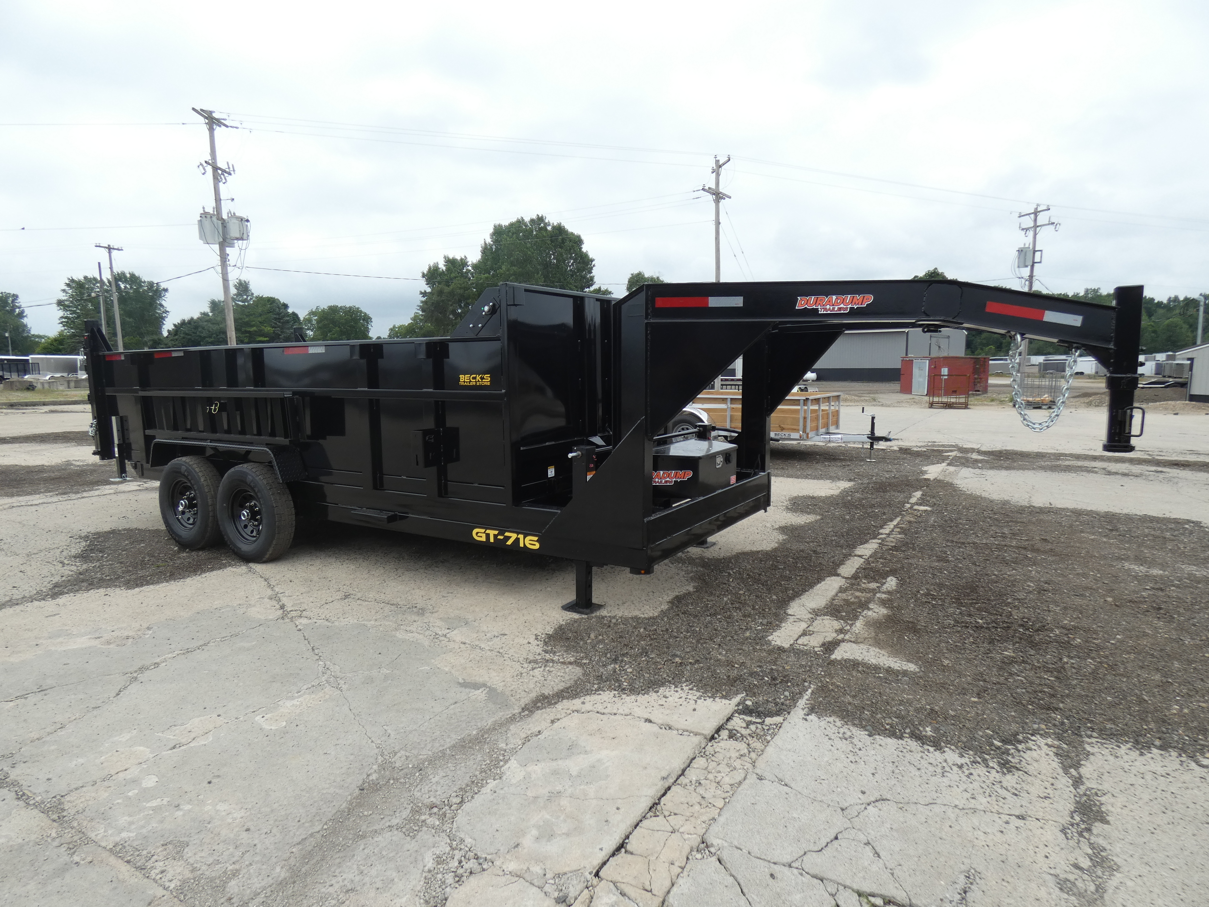 2026 DuraDump 7' x 16' Gooseneck Dump Trailer - 3' Sides - Flexible P in Saint Johns, MI