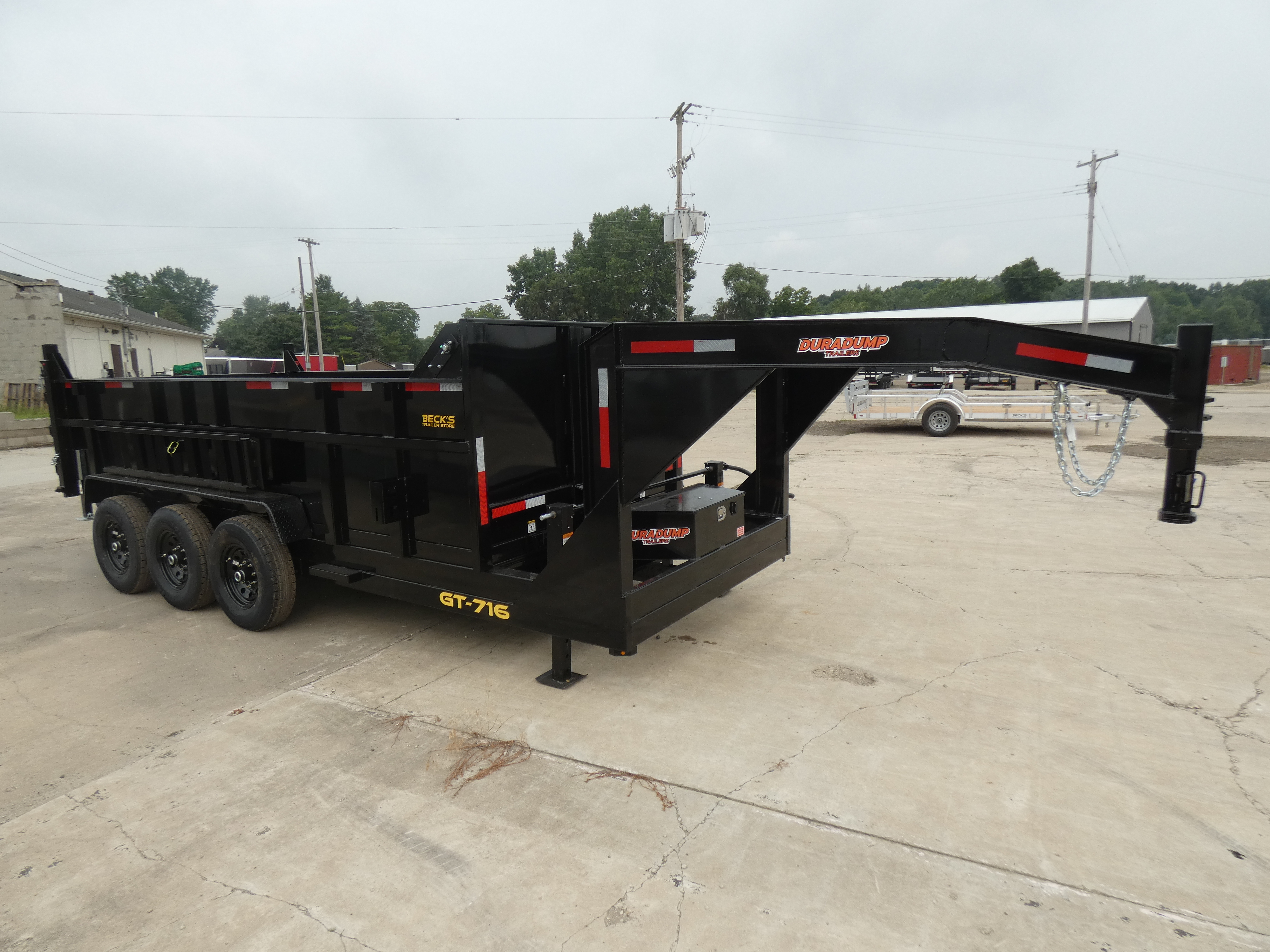 2026 DuraDump 7' x 16' Gooseneck Dump Trailer - 21K Weight Rating - F in Saint Johns, MI