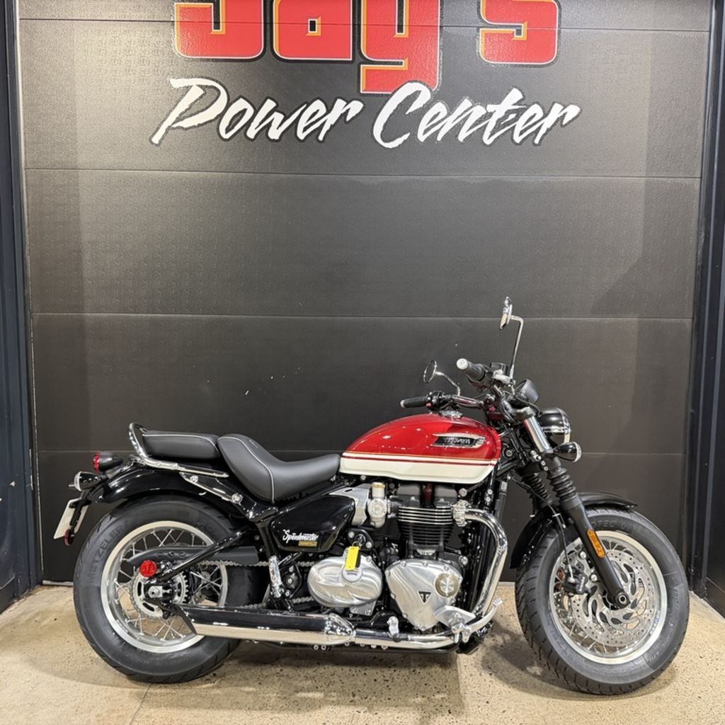 2026 Triumph Bonneville Speedmaster Carnival red BASE in Reedsburg, WI