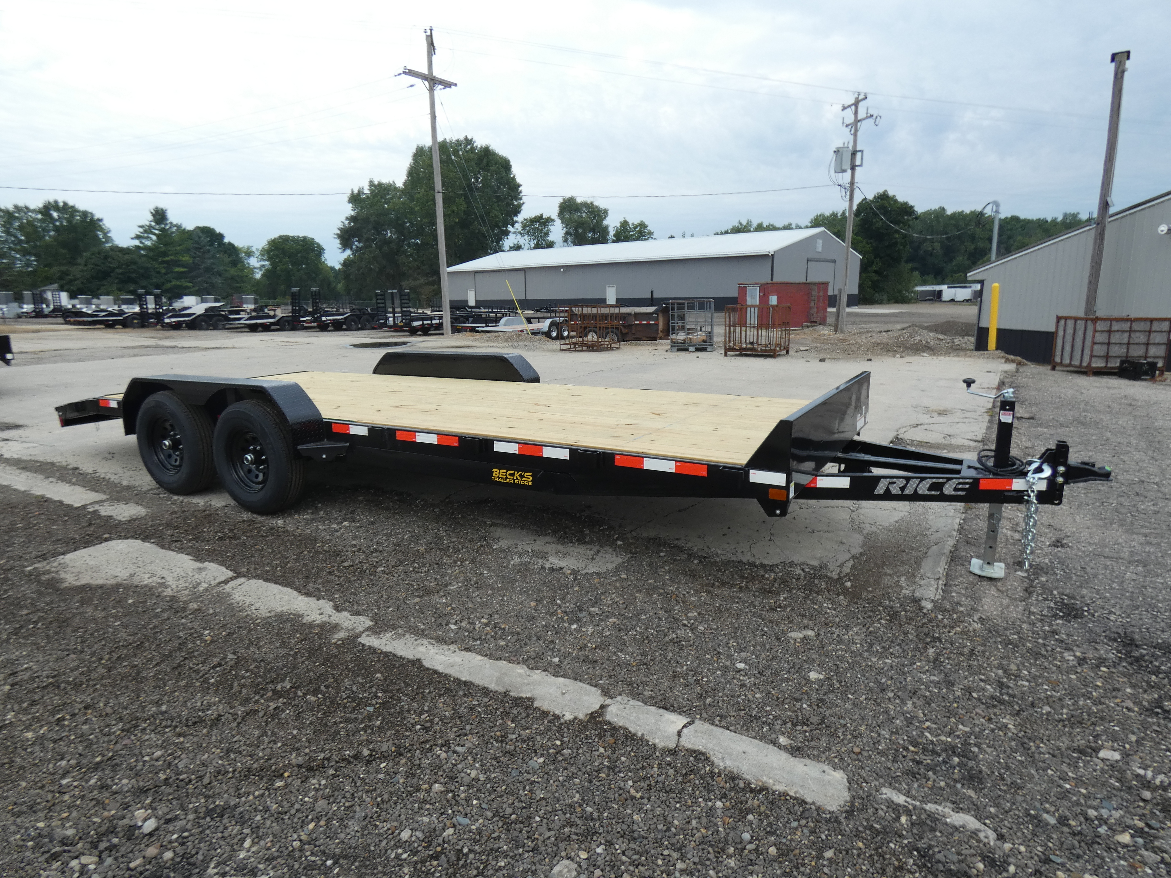 2027 Rice Trailers 7' x 20' Open Car Hauler - 5200# Axles - Flexible Finan in Saint Johns, MI