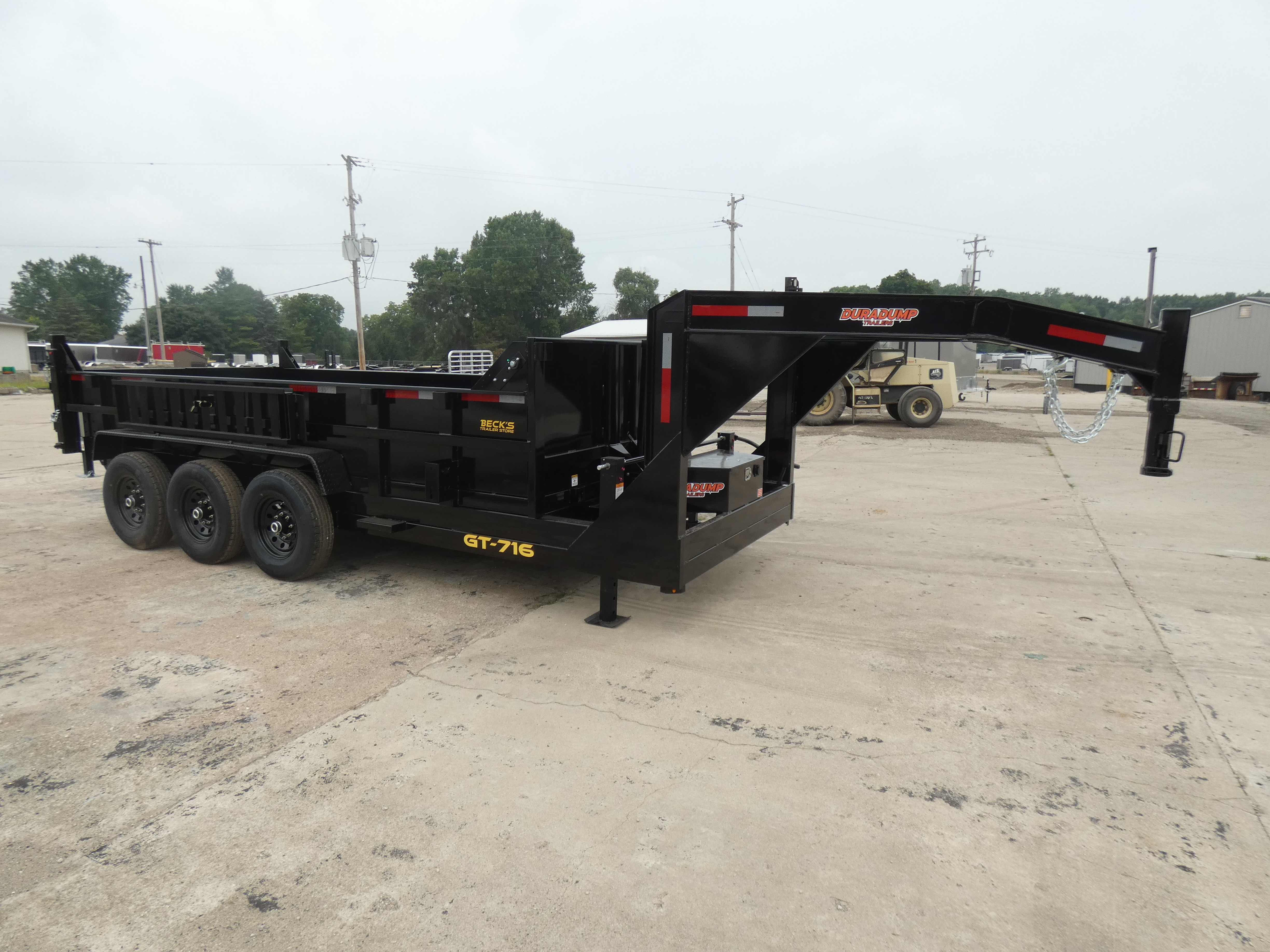 2026 DuraDump 7' x 16' Gooseneck Dump Trailer - 21K Weight Rating - F in Saint Johns, MI