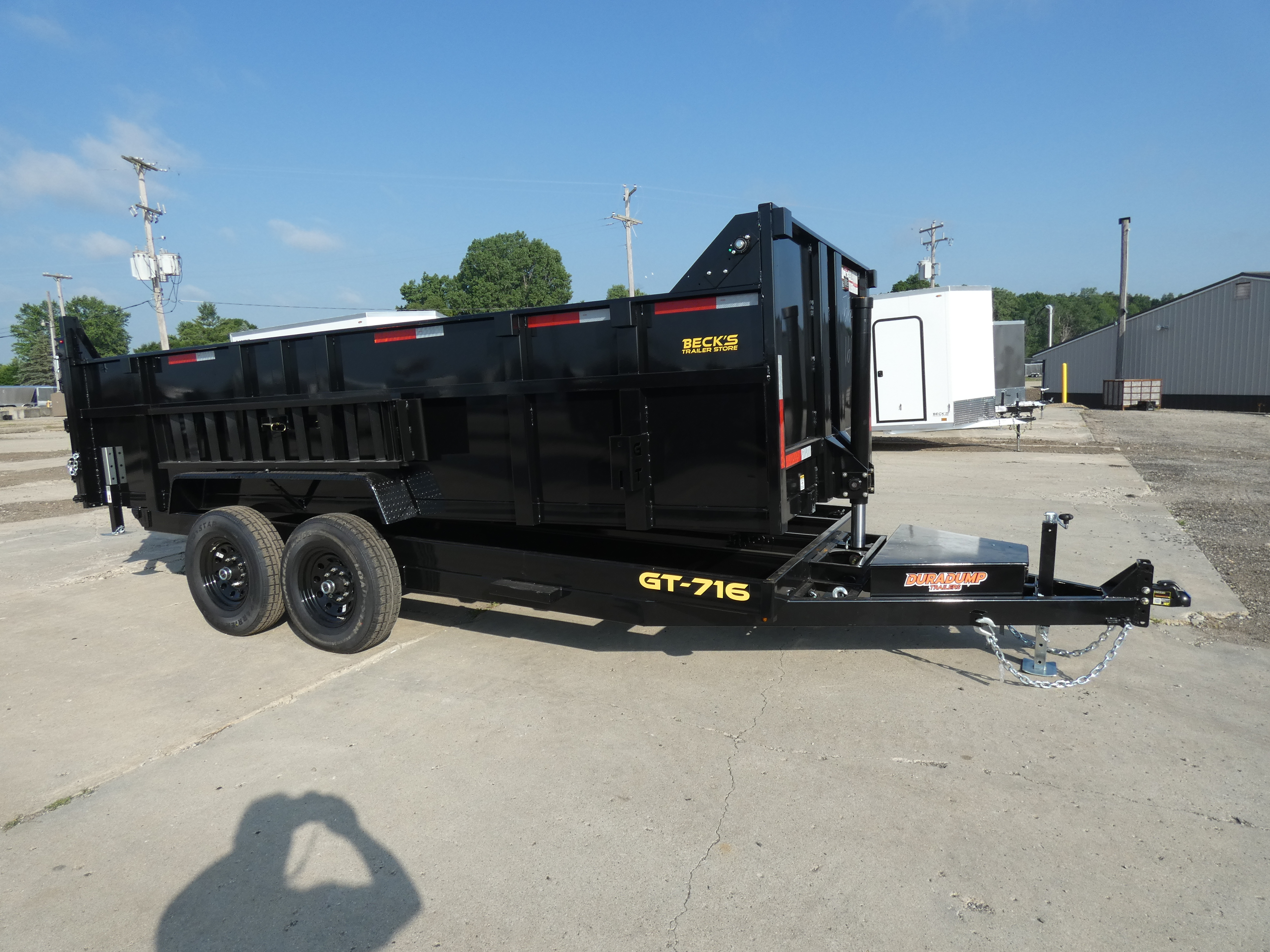 2026 DuraDump 7' x 16' Dump Trailer For Sale - 3' Sides - Flexible Pe in Saint Johns, MI