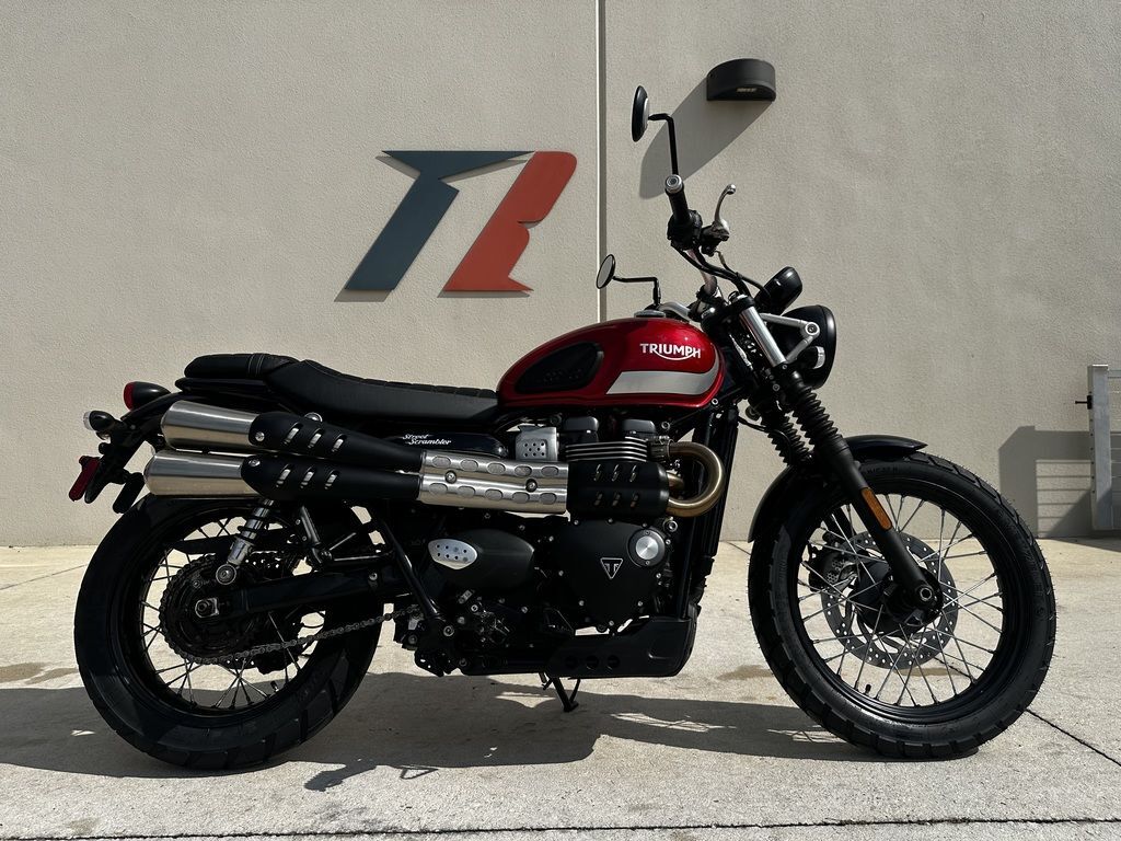 2018 Triumph Street Scrambler Korosi Red/Frozen Silver BASE in Malabar, FL