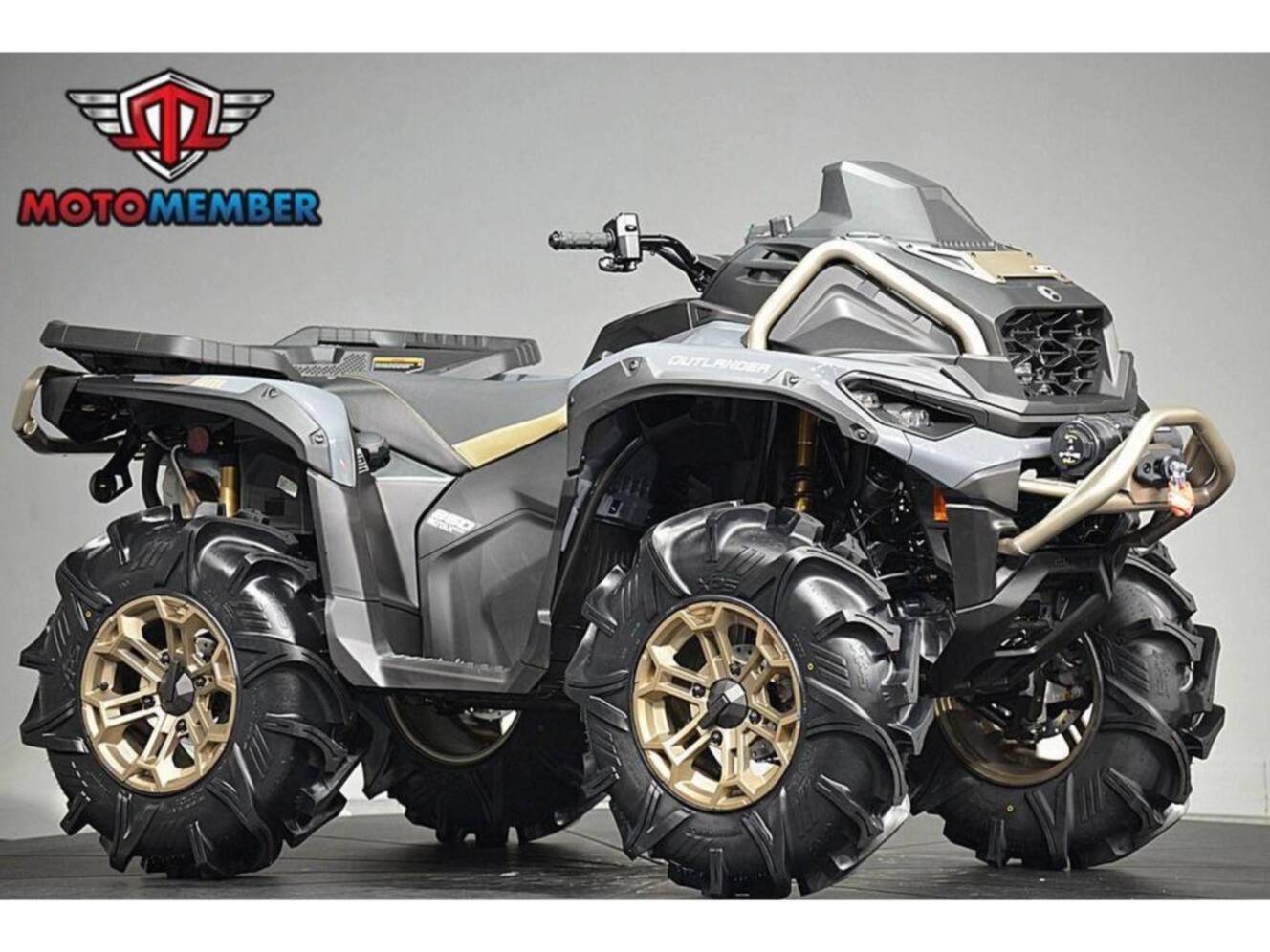 A photo of this 2026 Can-Am Outlander X mr 850 Granite Grey
