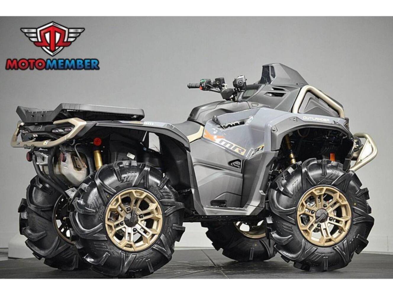 A photo of this 2026 Can-Am Outlander X mr 850 Granite Grey