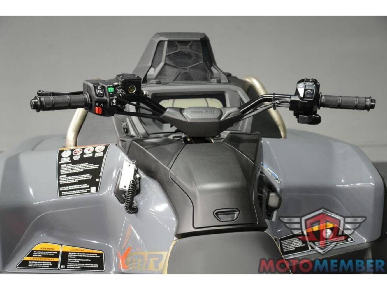 A photo of this 2026 Can-Am Outlander X mr 850 Granite Grey