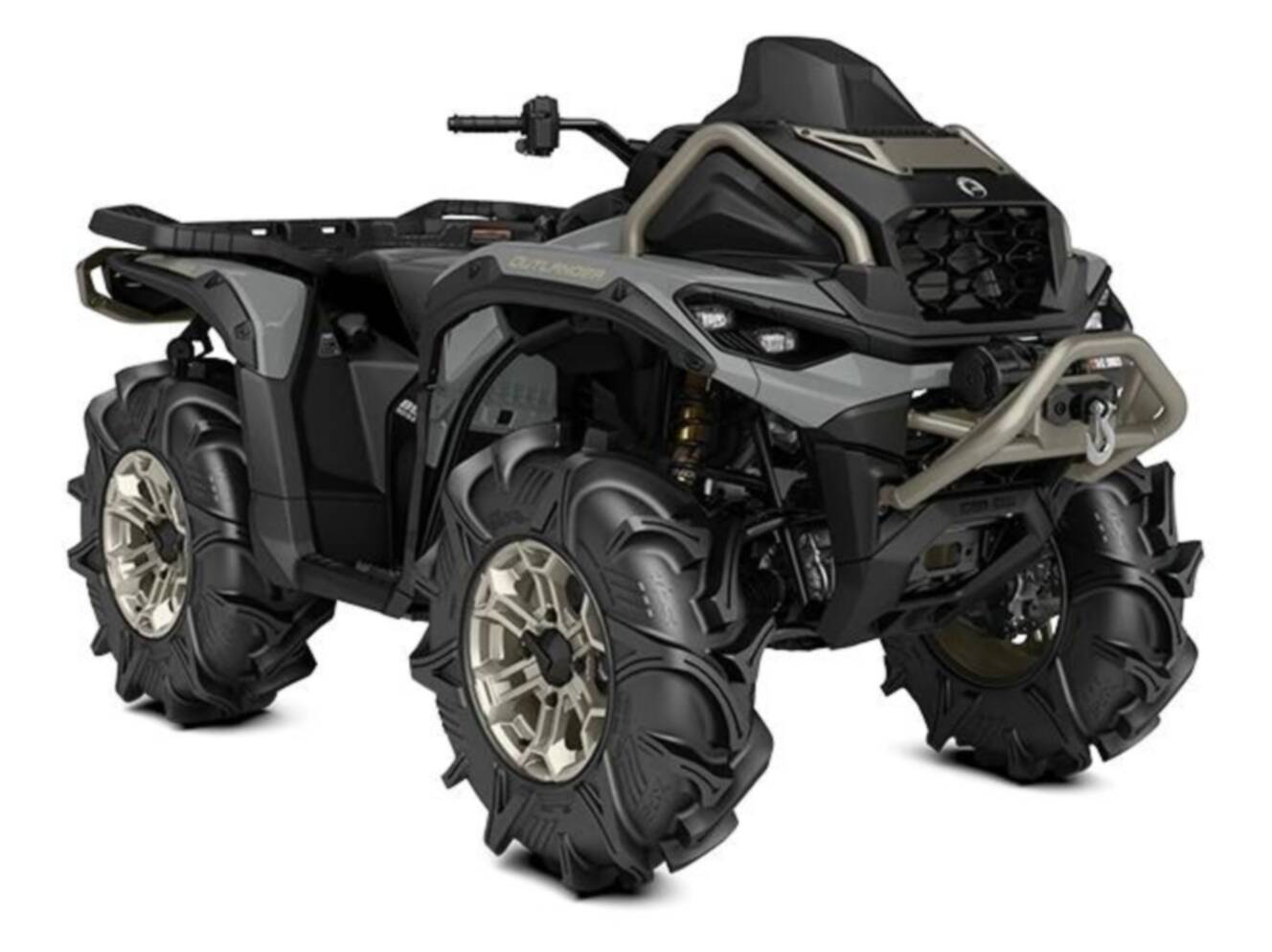 A photo of this 2026 Can-Am Outlander X mr 850 Granite Grey