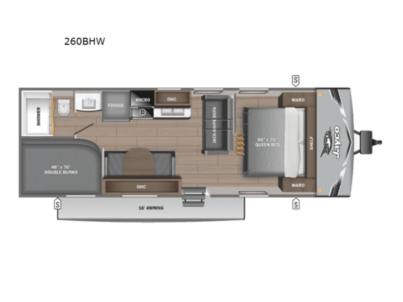 A photo of this 2026 Jayco Jay Flight SLX 260BHW
