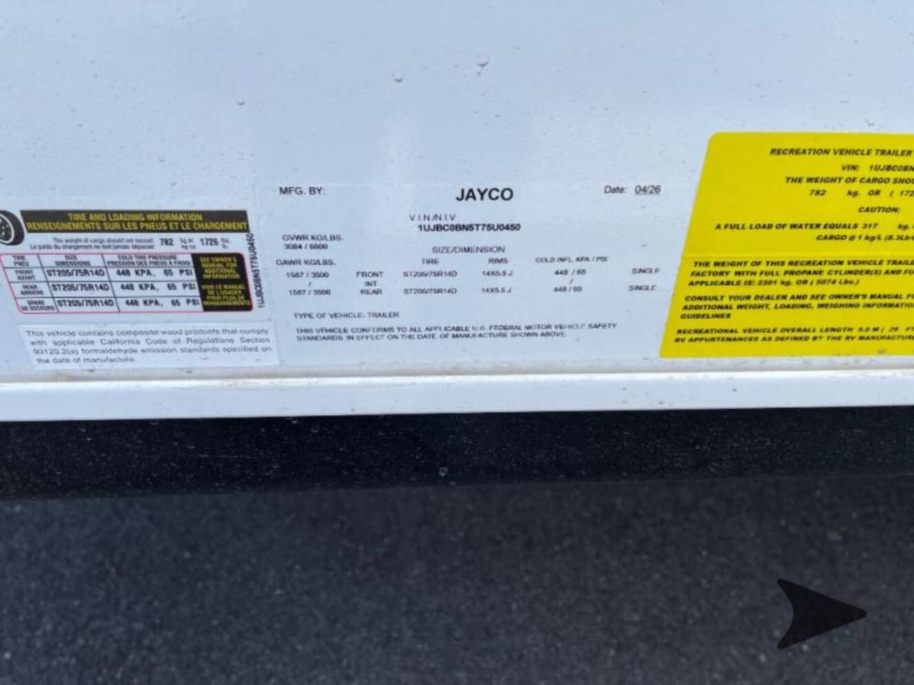 A photo of this 2026 Jayco Jay Flight SLX 260BHW