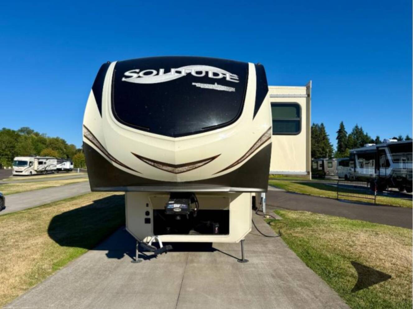 A photo of this 2018 Grand Design Solitude 310GK