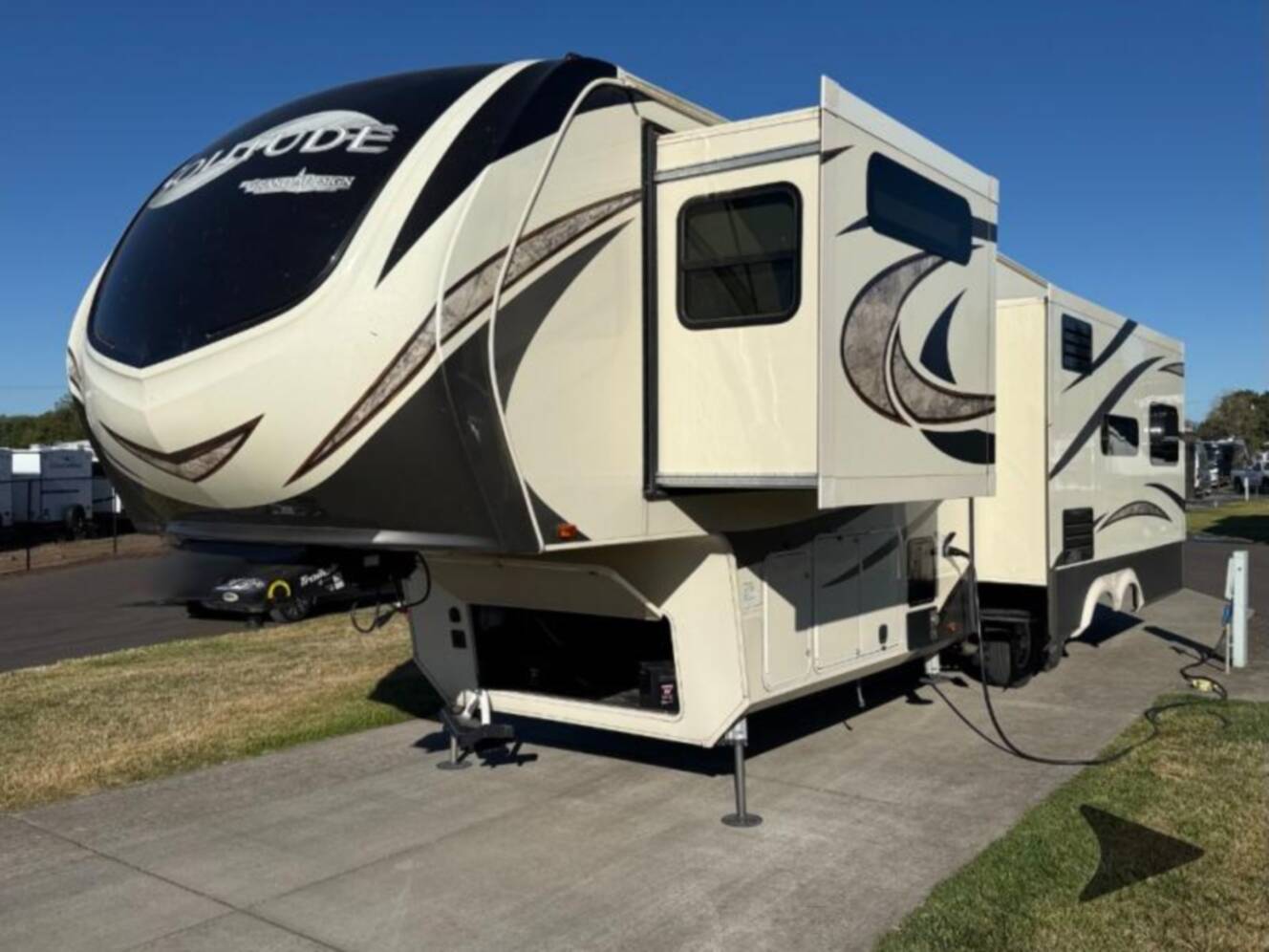 A photo of this 2018 Grand Design Solitude 310GK
