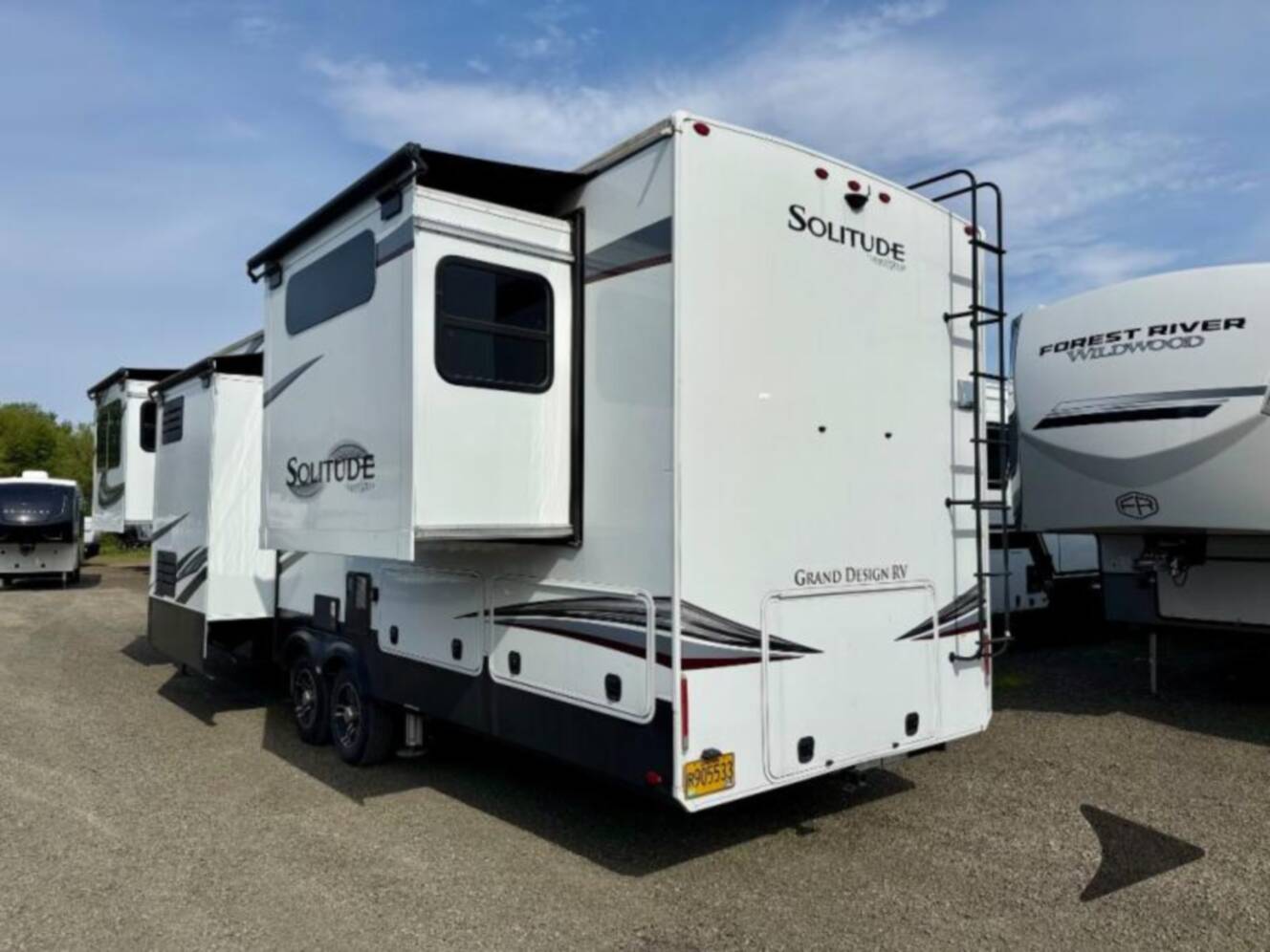 A photo of this 2022 Grand Design Solitude 346FLS