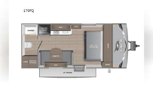 2026 Jayco Jay Flight SLX 170FQ SPORT EDITION in tea SD