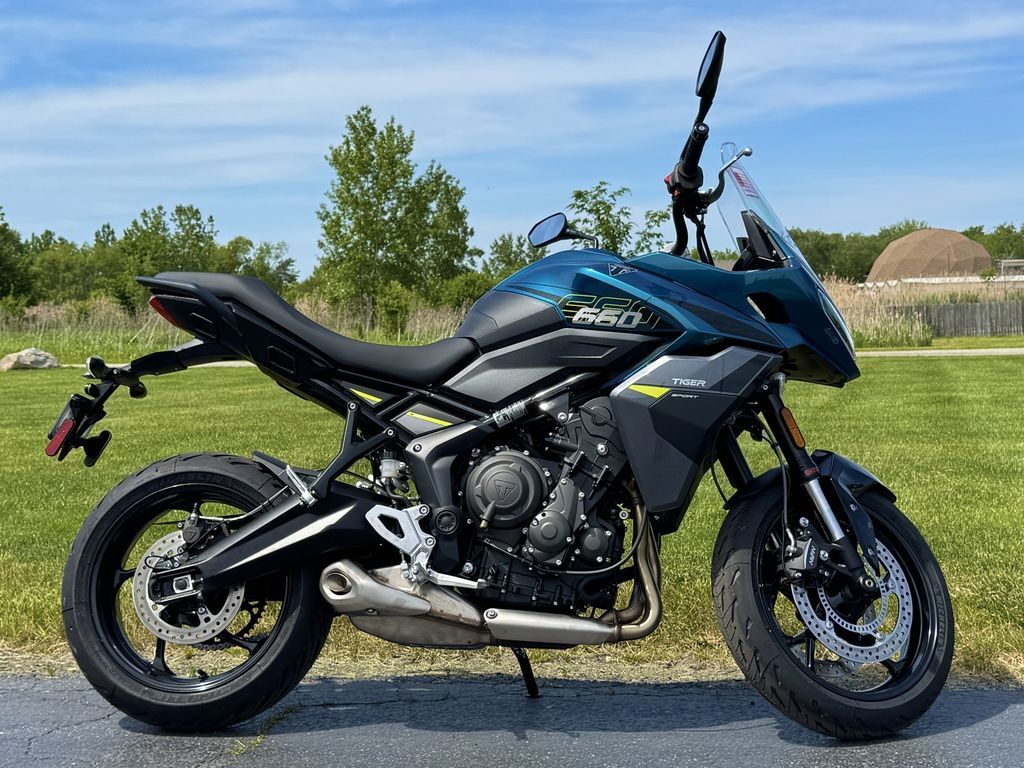 2026 Triumph Tiger Sport 660 Interstellar blue / Mineral grey in Monee, IL