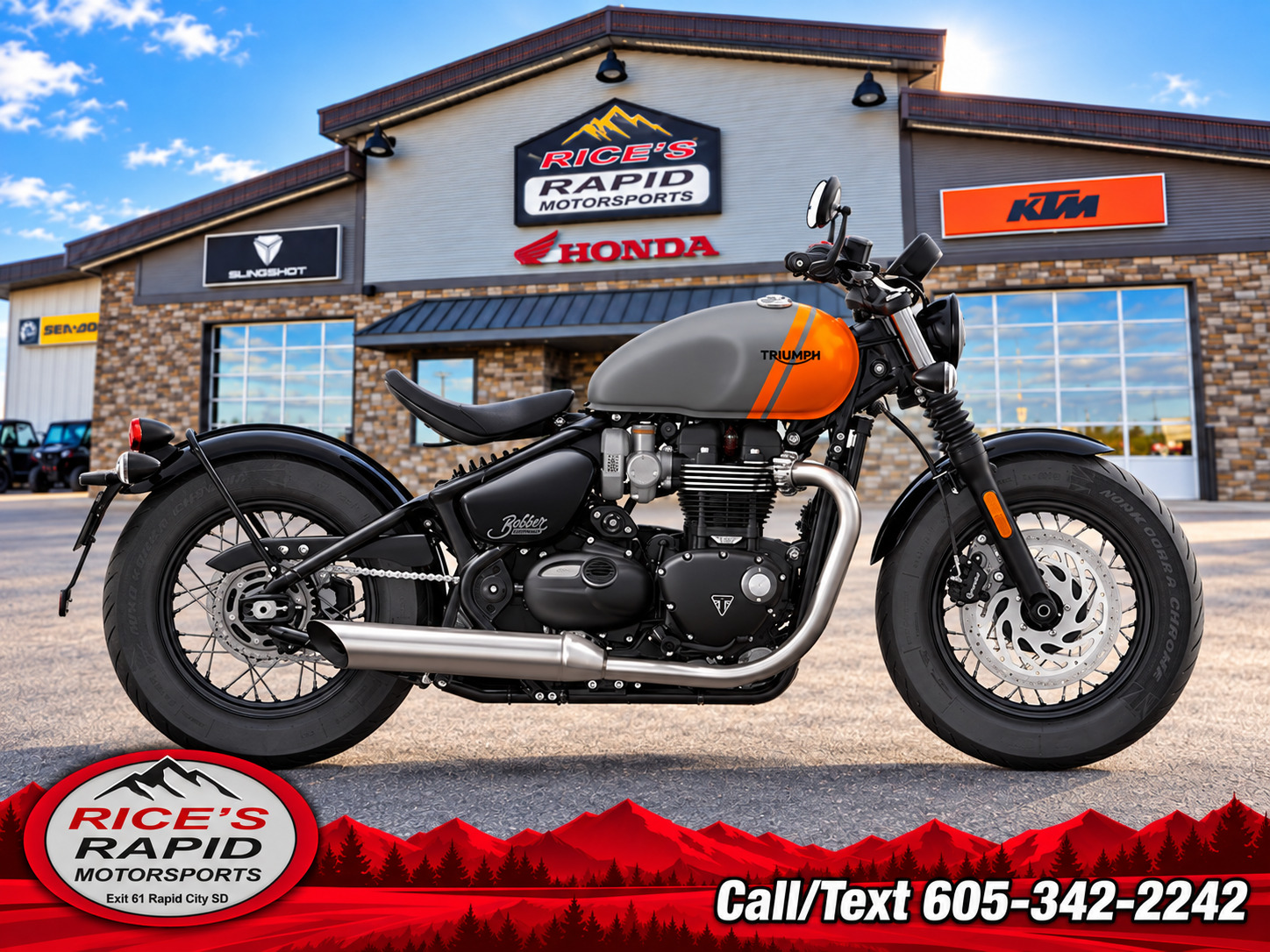 2025 Triumph Bonneville Bobber BASE in Rapid City, SD