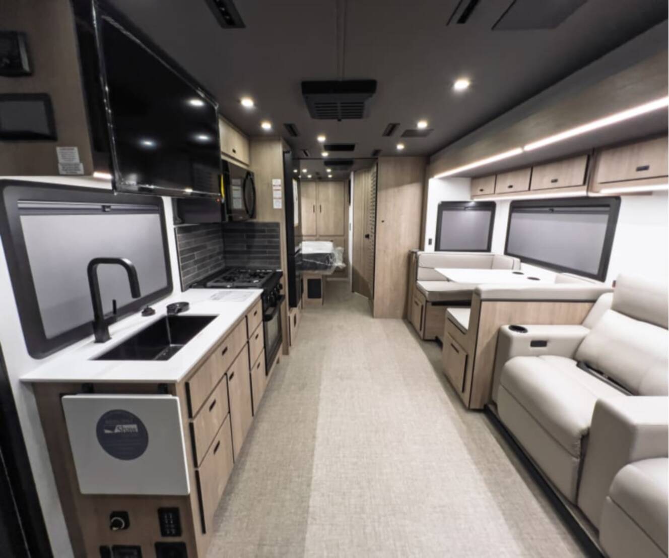A photo of this 2027 Grand Design LINEAGE SERIES F 31ZW-FBP
