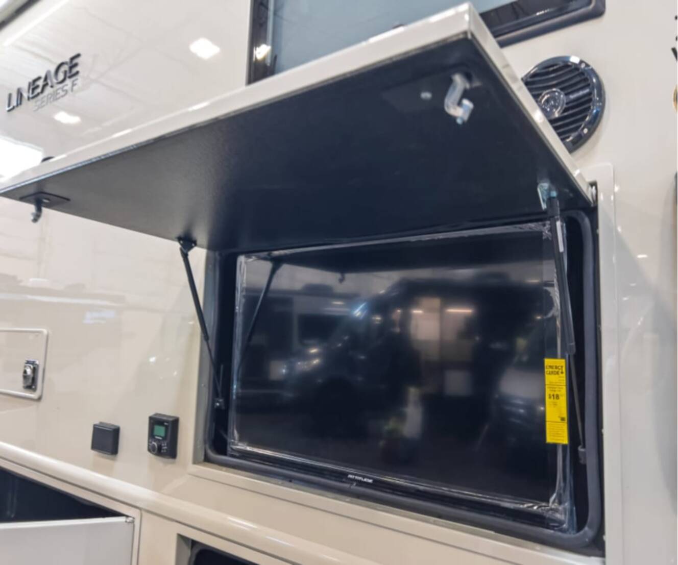 A photo of this 2027 Grand Design LINEAGE SERIES F 31ZW-FBP