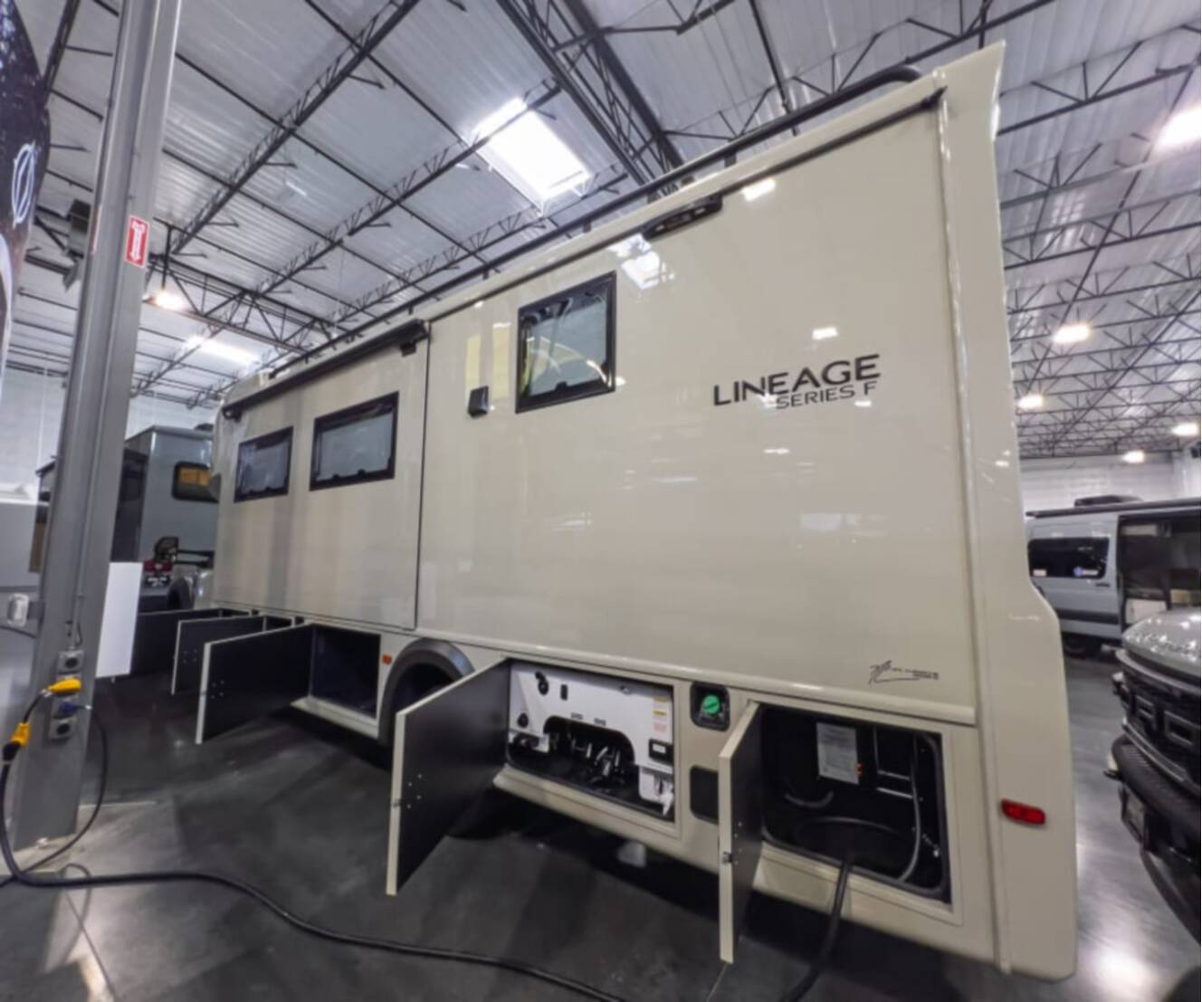 A photo of this 2027 Grand Design LINEAGE SERIES F 31ZW-FBP