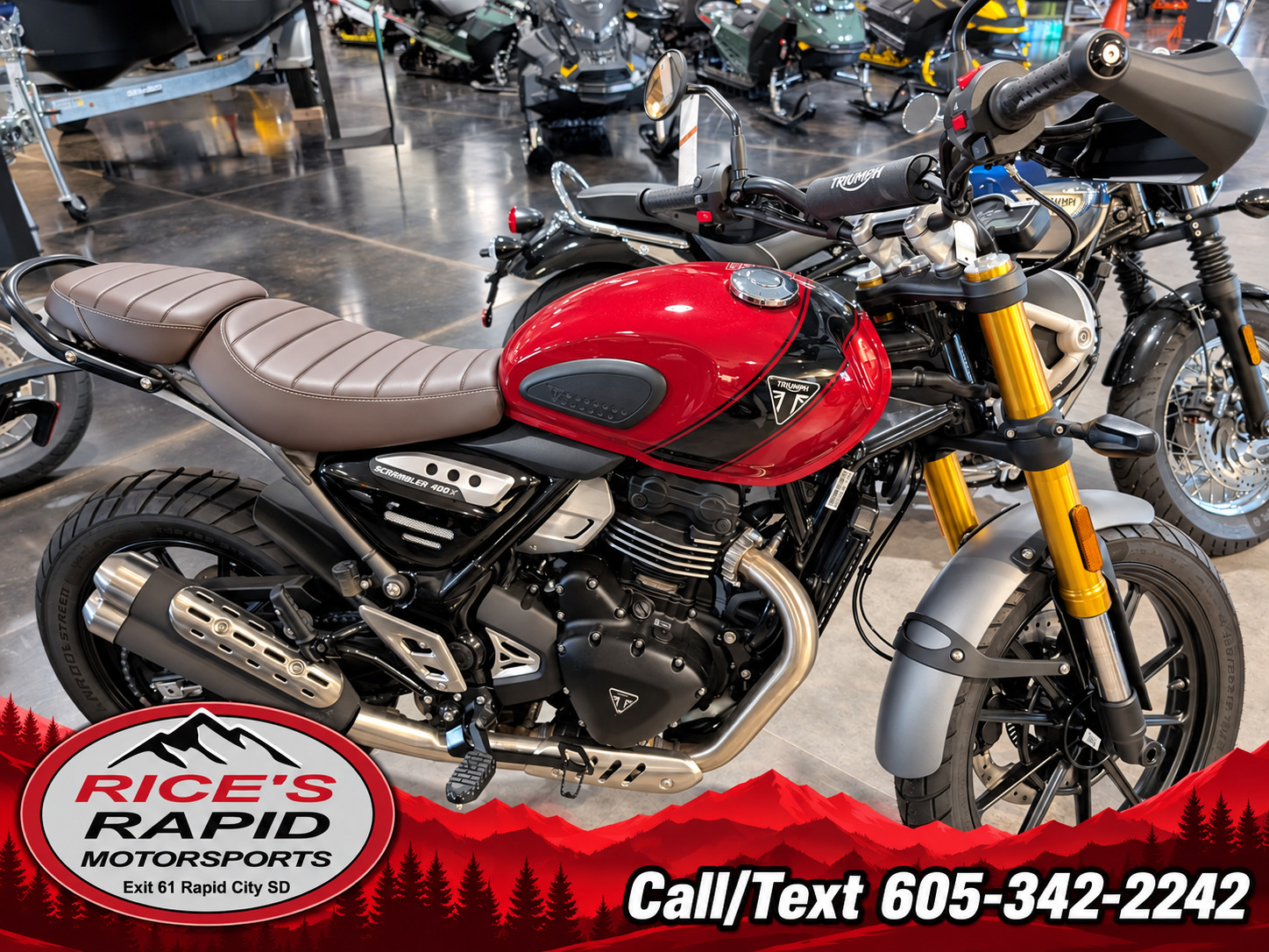 2025 Triumph Scrambler 400 X 400 X in Rapid City, SD