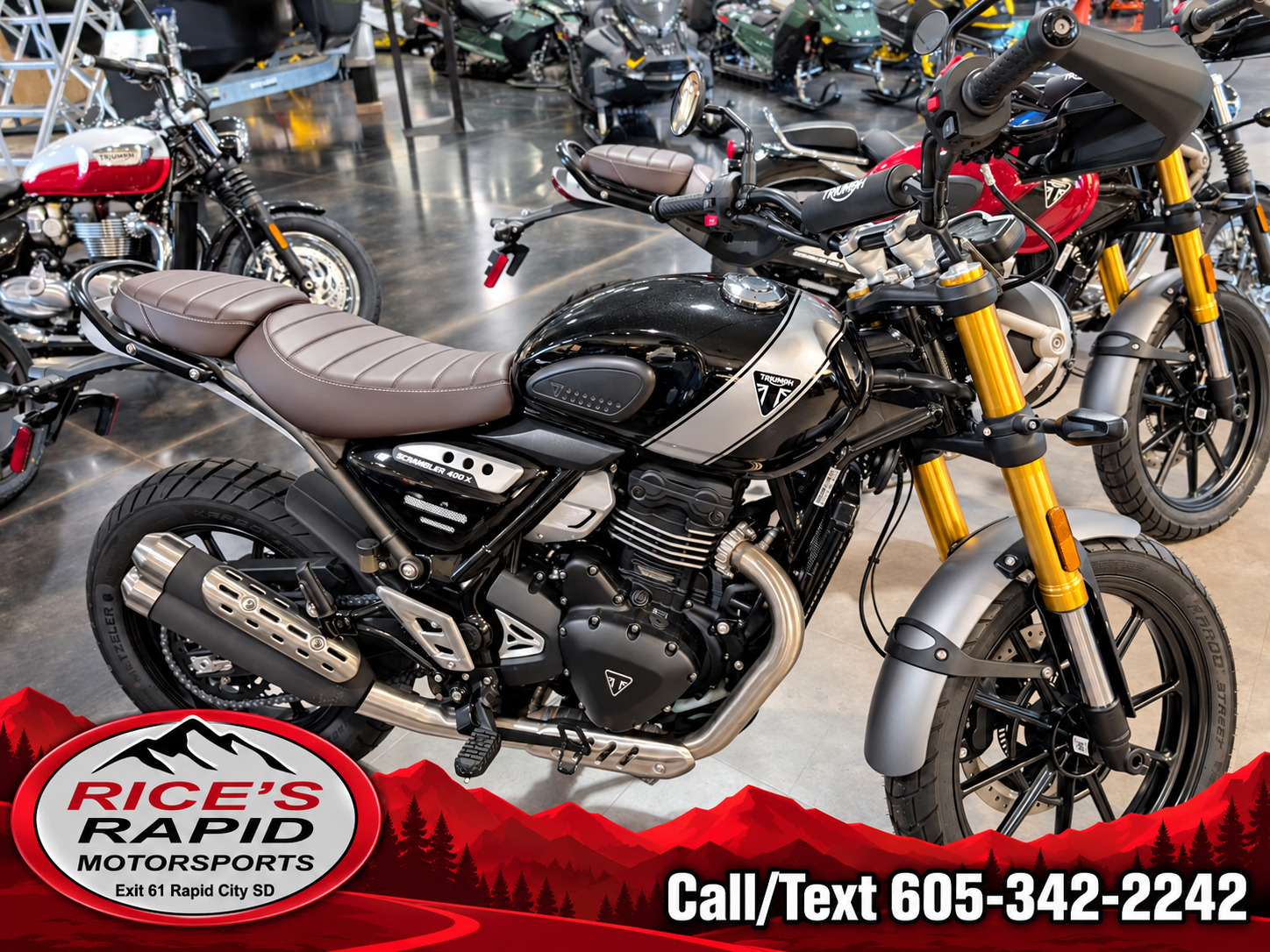 2025 Triumph Scrambler 400 X 400 X in Rapid City, SD