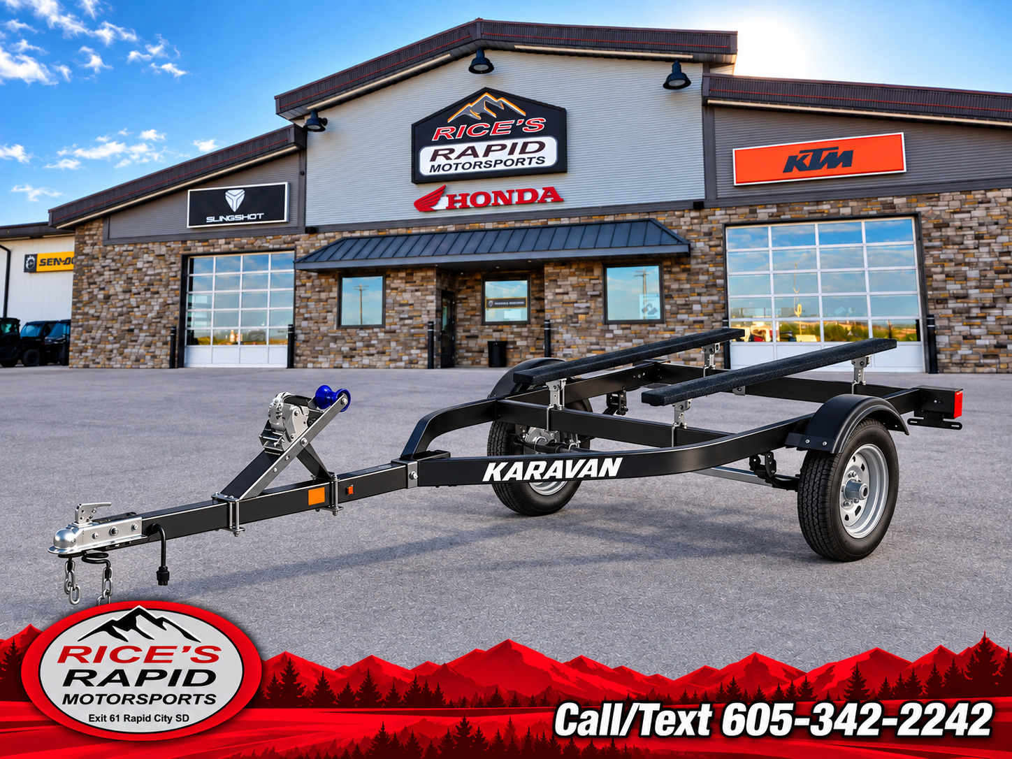 2024 Karavan Trailers Single Watercraft Steel Trailers 149 in. in rapid city SD