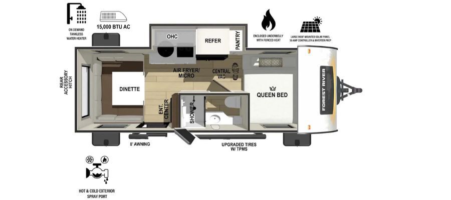2027 Forest River r-pod RP-190 in lakeview OH