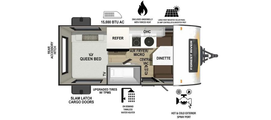 2027 Forest River r-pod RP-171 in lakeview OH