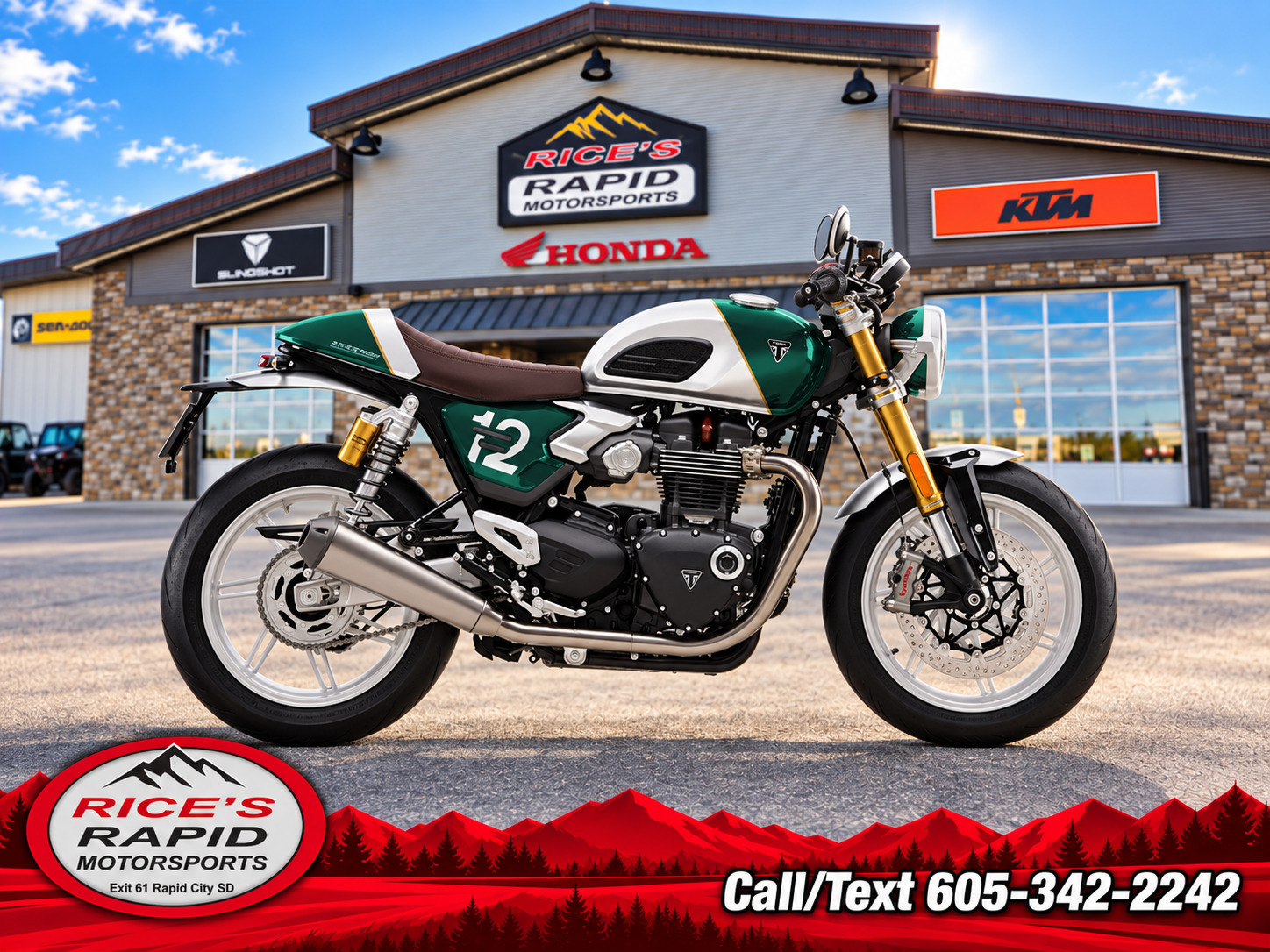 2027 Triumph Speed Twin 1200 Cafe Racer Edition BASE in Rapid City, SD