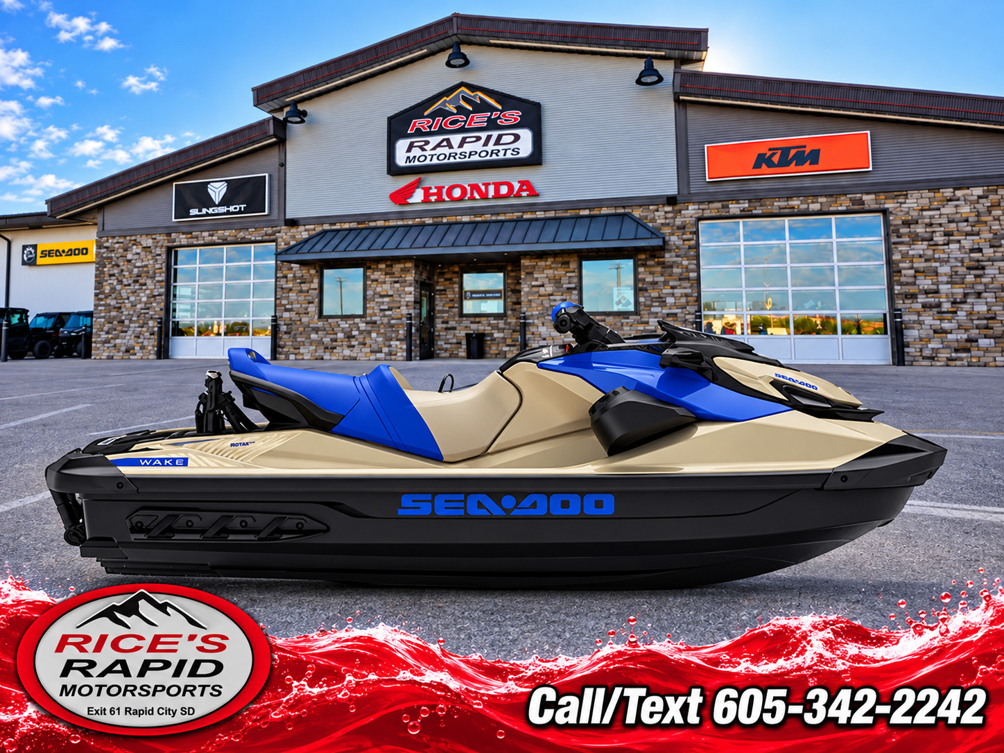 2026 Sea-Doo Wake 170 + BRP Premium Audio, iDF, iBR in rapid city SD