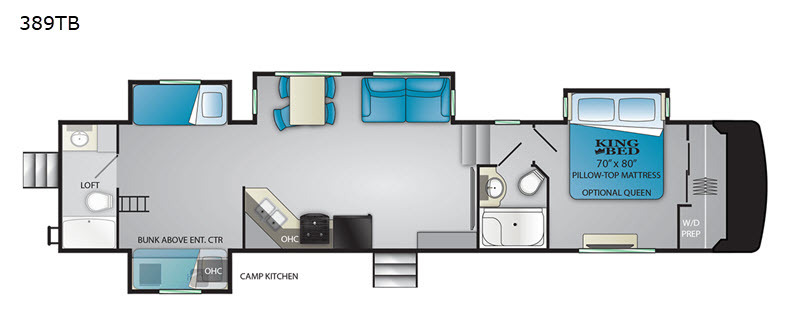 2019 Heartland Milestone 389TB RV